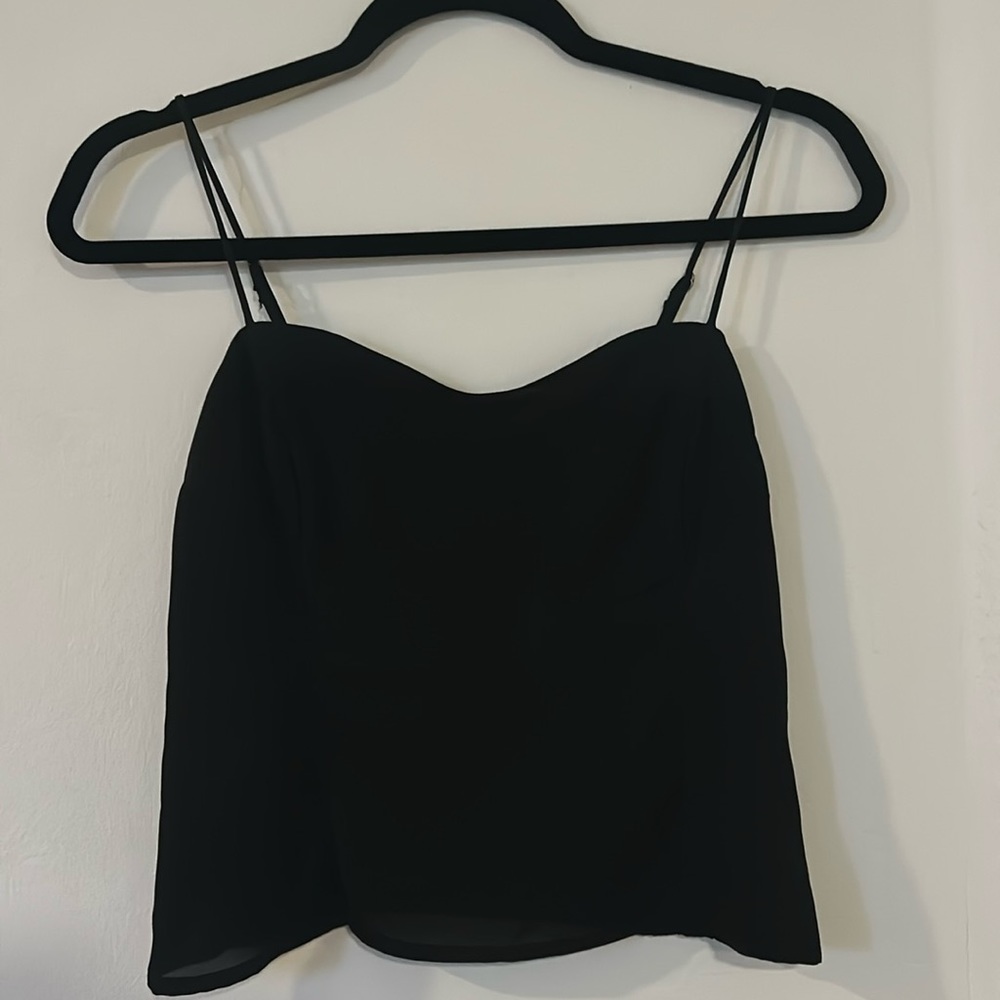 Black Abercrombie crop top